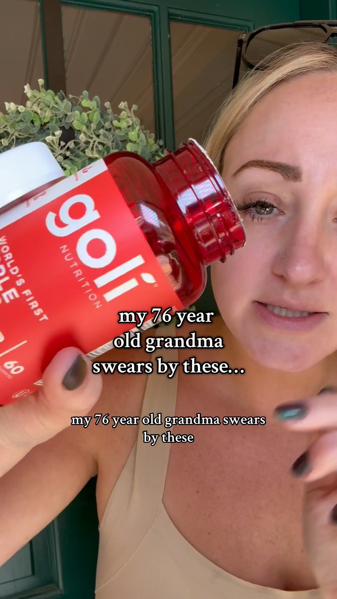 I mean, if she’s taking these every day, she’s in such great shape. I’m definitely gonna be taking them too. #vitamins #goli #acv #wellness #health

#LTKActive