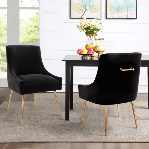 Surles Velvet Side Chair | Wayfair North America