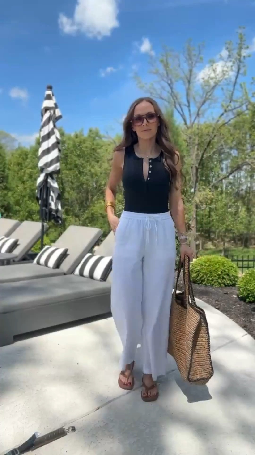 These lightweight pants are perfect for a swim coverup @jcrew I wear an XS tall and they’re on sale!

#LTKootd #LTKSwim