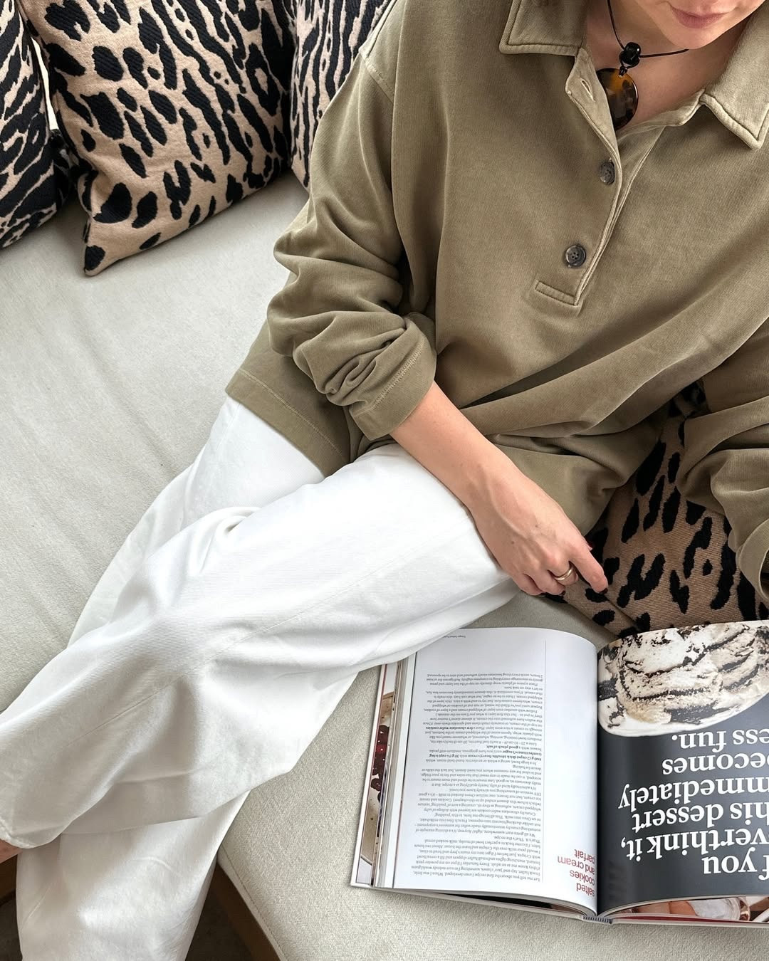 Styling olive green and white for spring 

#LTKstyletip #LTKspring