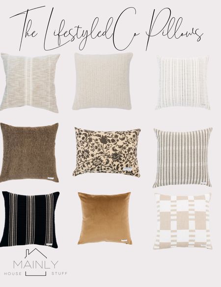 The most gorgeous pillows ever are from The Lifestyled co. I promise. #throwpillows 

#LTKhome