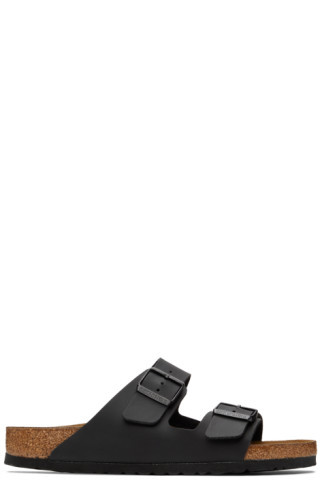 Black Soft Footbed Arizona Sandals | SSENSE