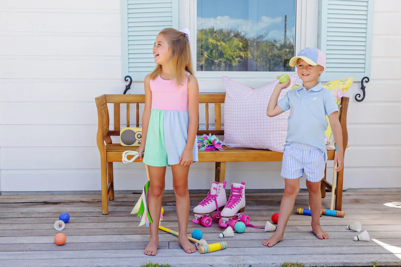 Covington Cap - Bellport Butter Yellow, Beale Street Blue, & Palm Beac | The Beaufort Bonnet Company