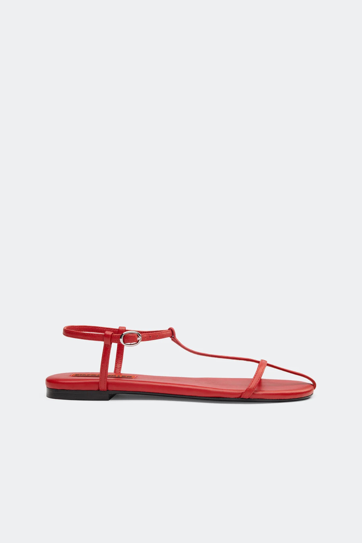 Cage Flat Sandal In Lucky Red | Simon Miller