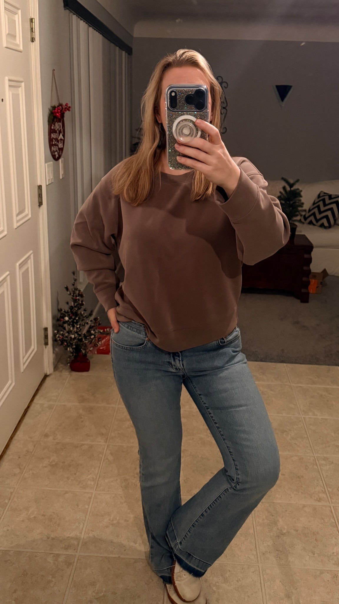 Holiday week at work & only one work day in office means cozy casual  

#LTKootd #LTKmomlife