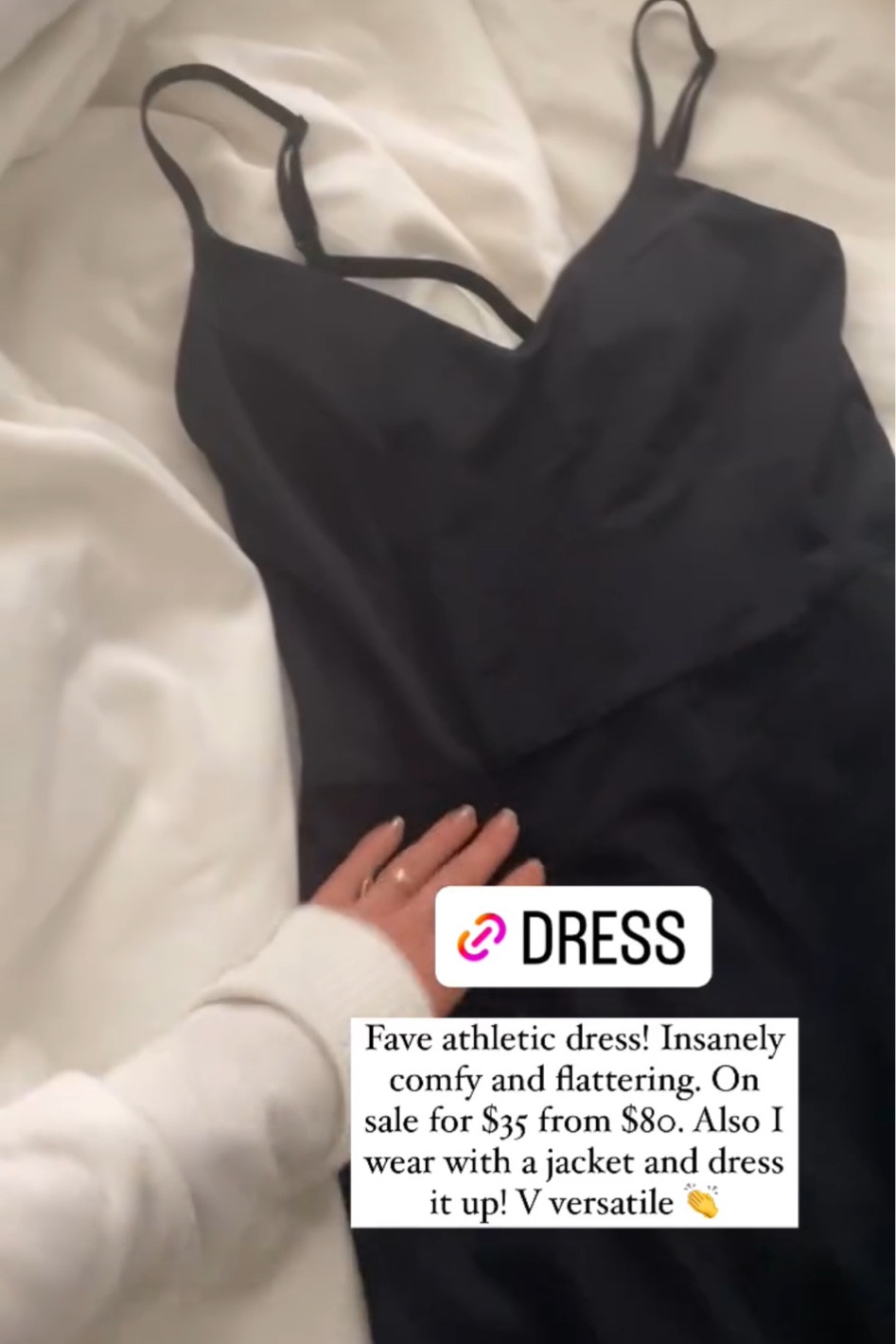 Go-to athleisure dress that can be dressed up or down! Also have the green one. So comfy and flattering. 

#LTKsalealert #LTKfitness