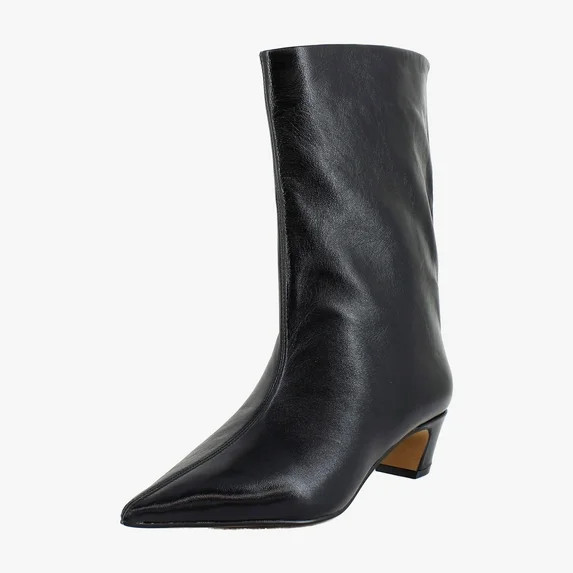 Steve Madden Lytton Women's Boots Black Patent Size 7.5 M | Walmart (US)