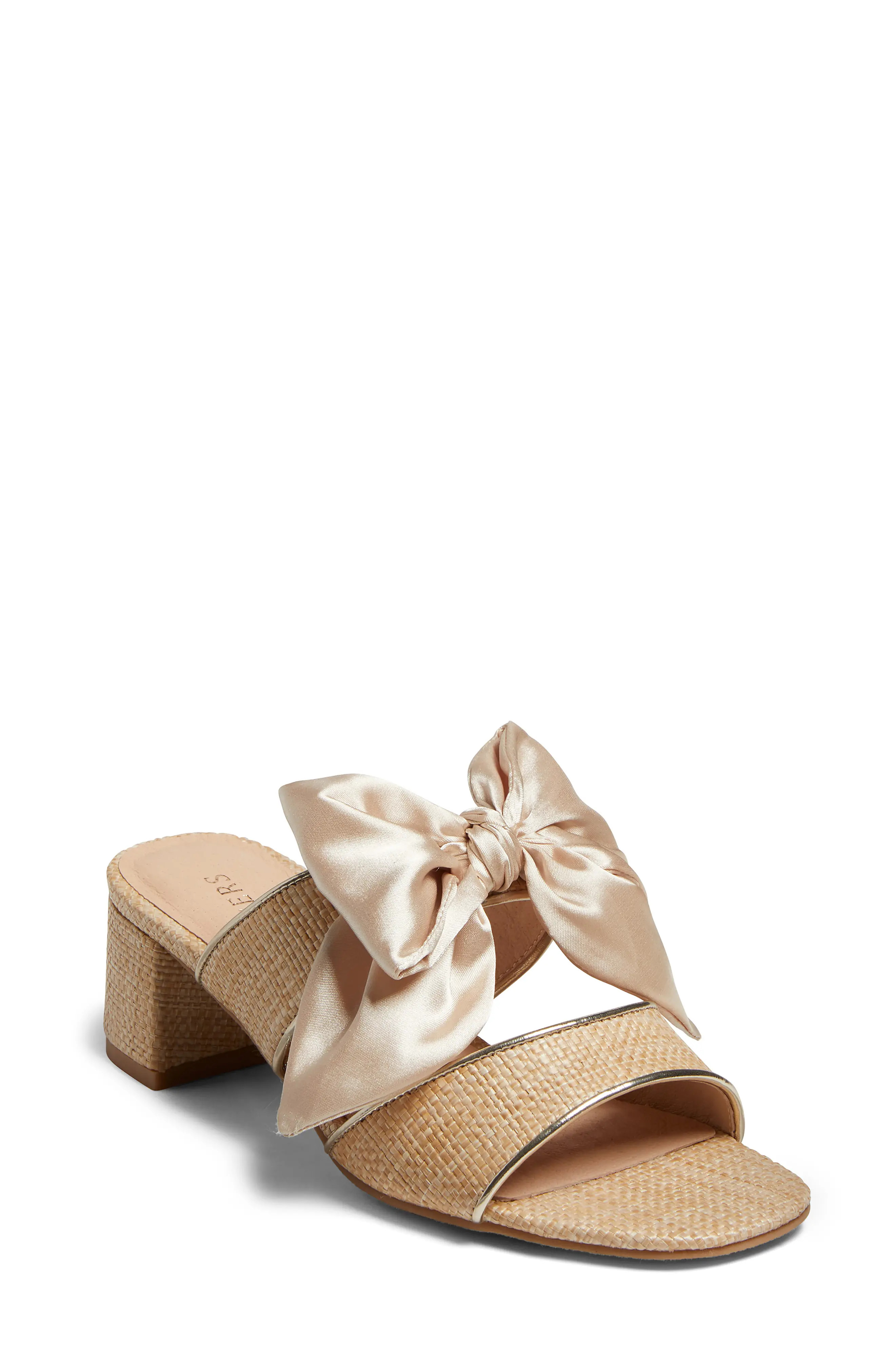 Jack Rogers Heidi Slide Sandal in Natural /Champagne at Nordstrom, Size 5.5 | Nordstrom