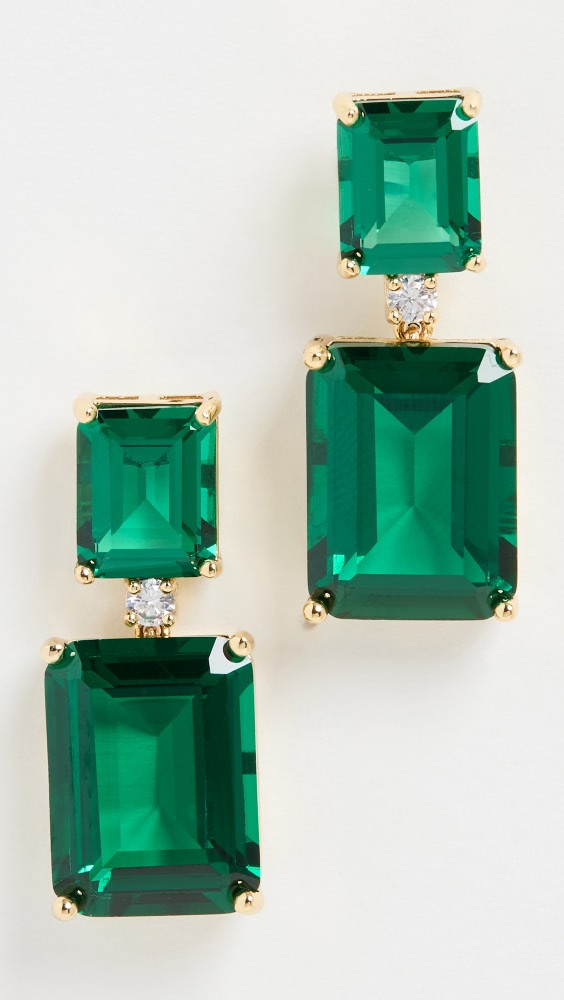 Kenneth Jay Lane Double Drop Earrings | Shopbop | Shopbop