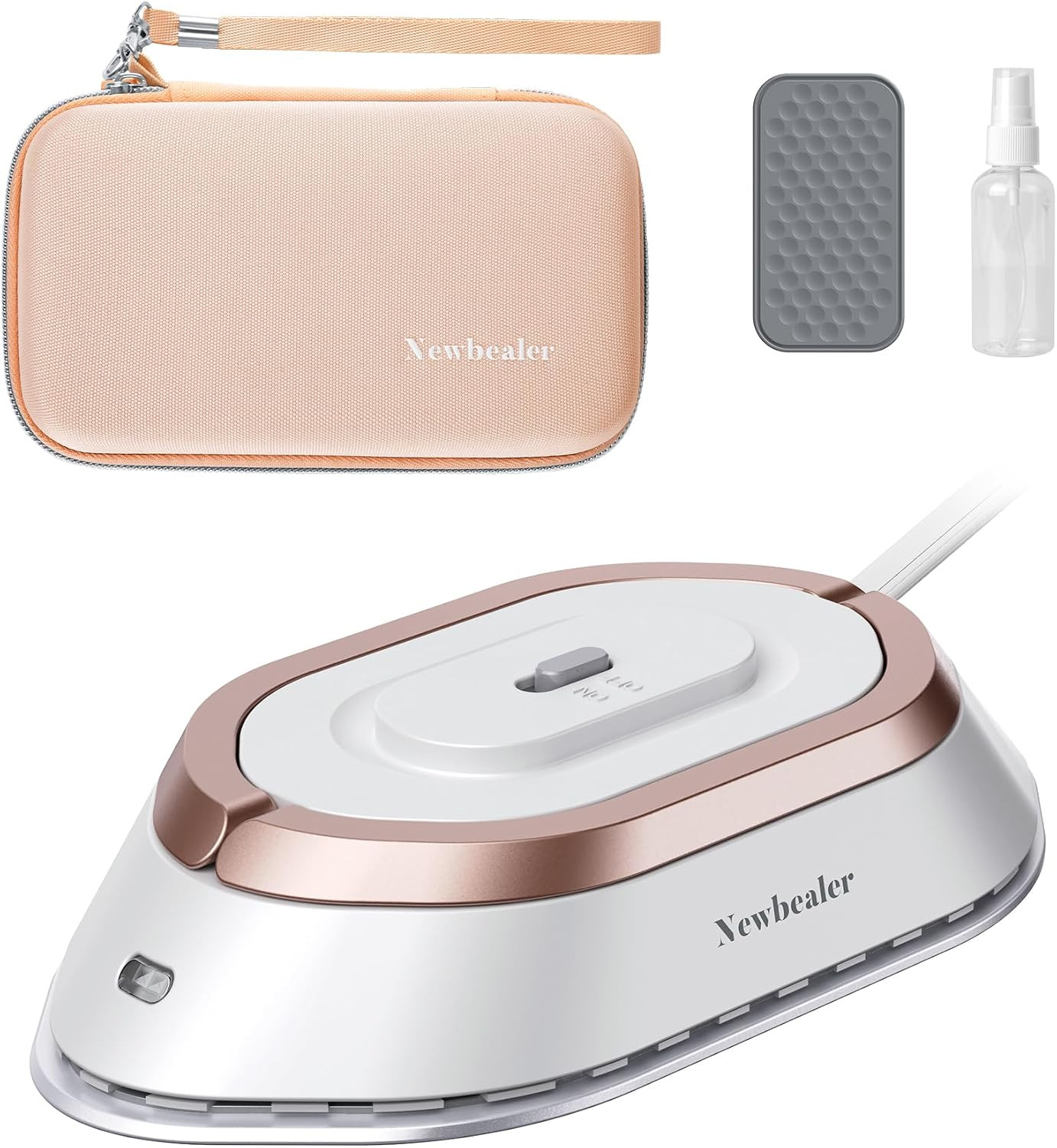Newbealer Travel Iron Set, 100-240V Mini Dry Iron for Clothes (No Steam) | Amazon (US)
