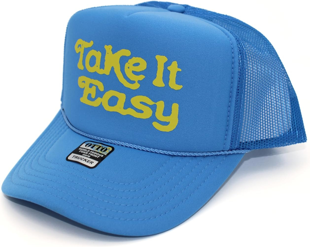Take It Easy Original Trucker Hat - Trendy Vintage Graphic Y2K Trucker Cap for Men and Women | Amazon (US)
