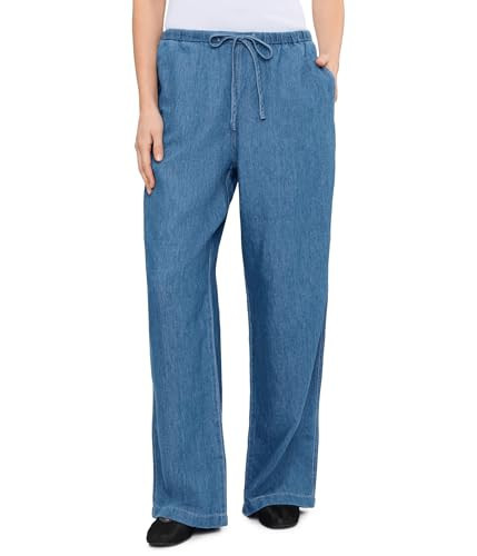 Madewell Womens Denim Pull-On Pants Irving Wash LG (Women's 10-12) One Size | Amazon (US)