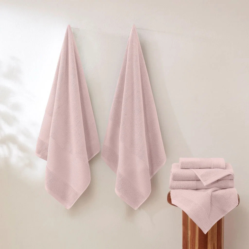 Modern Threads - Air Cloud 6-Piece 100% Zero-Twist Cotton Towel Set - Bath Towels, Hand Towels, &... | Wayfair North America