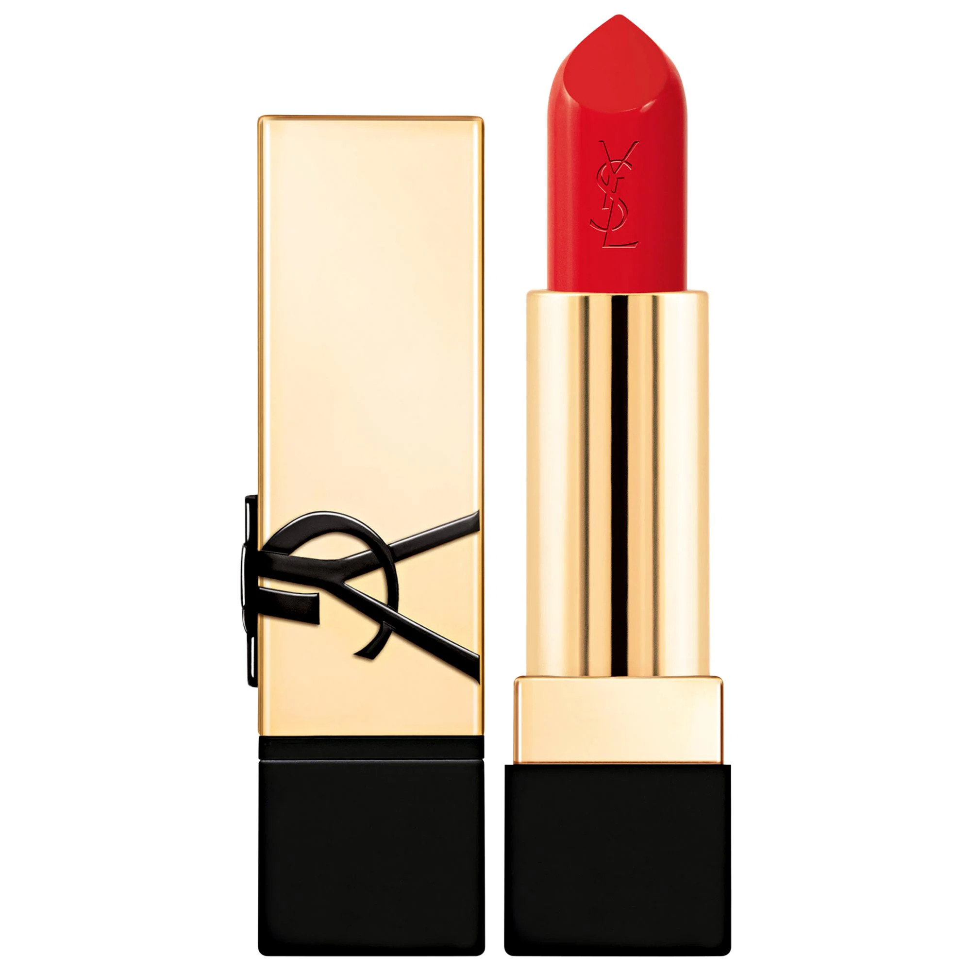 Yves Saint Laurent Rouge Pur Couture Caring Satin Lipstick with Ceramides R1 Le Rouge 0.13 oz / 3.8 g | Sephora (US)