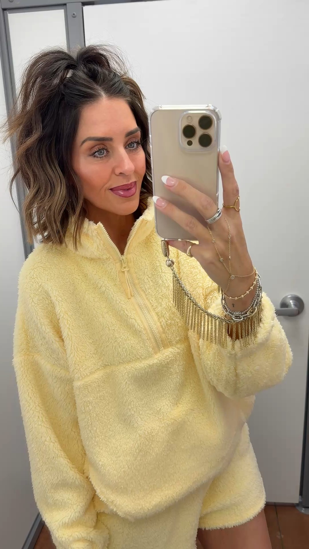 New cozy winter arrivals!!
Cardigan - size S
Butter yellow half zip - size L
Shorts - size M
Brown set - top (S), pants (M)
Sweaters - size S
Sweatshirts - sized to an XL

#LTKFindsUnder100 #LTKSaleAlert #LTKFindsUnder50