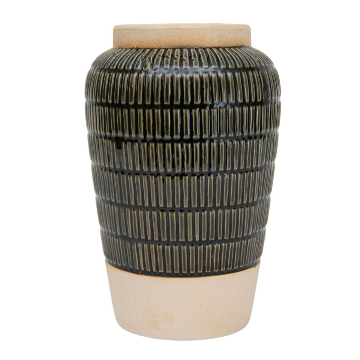 Urn Green Stoneware Vase - Foreside Home & Garden | Target
