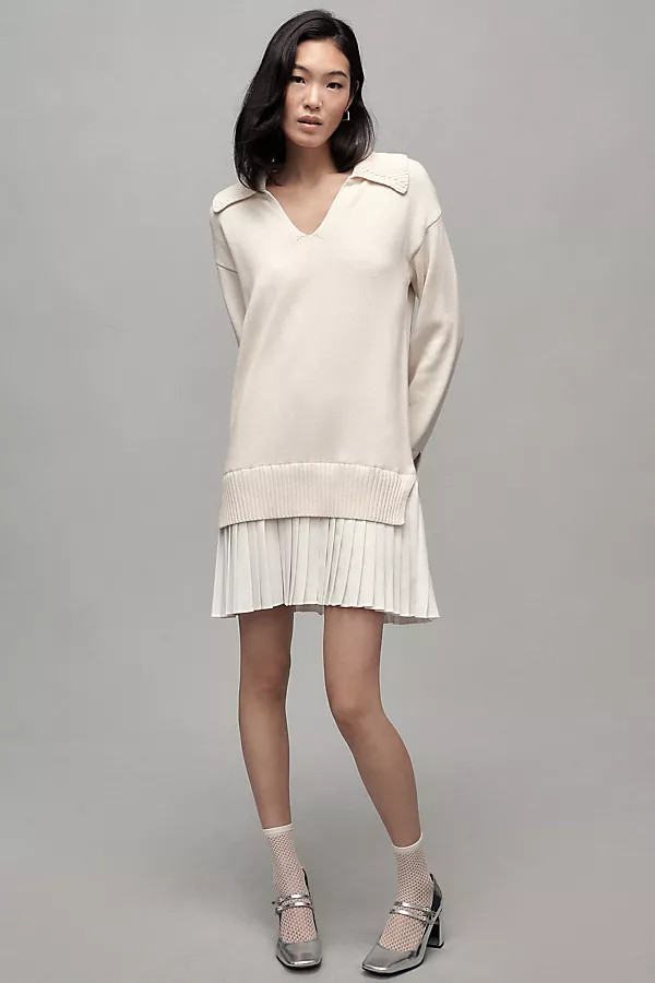 English Factory Twofer Sweater Dress | Anthropologie (US)
