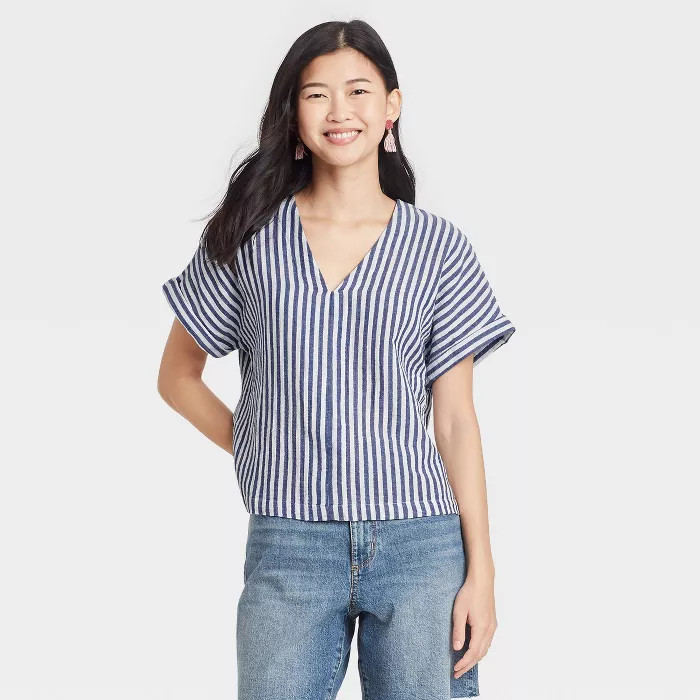 Women's Short Sleeve Blouse - Universal Thread™ | Target