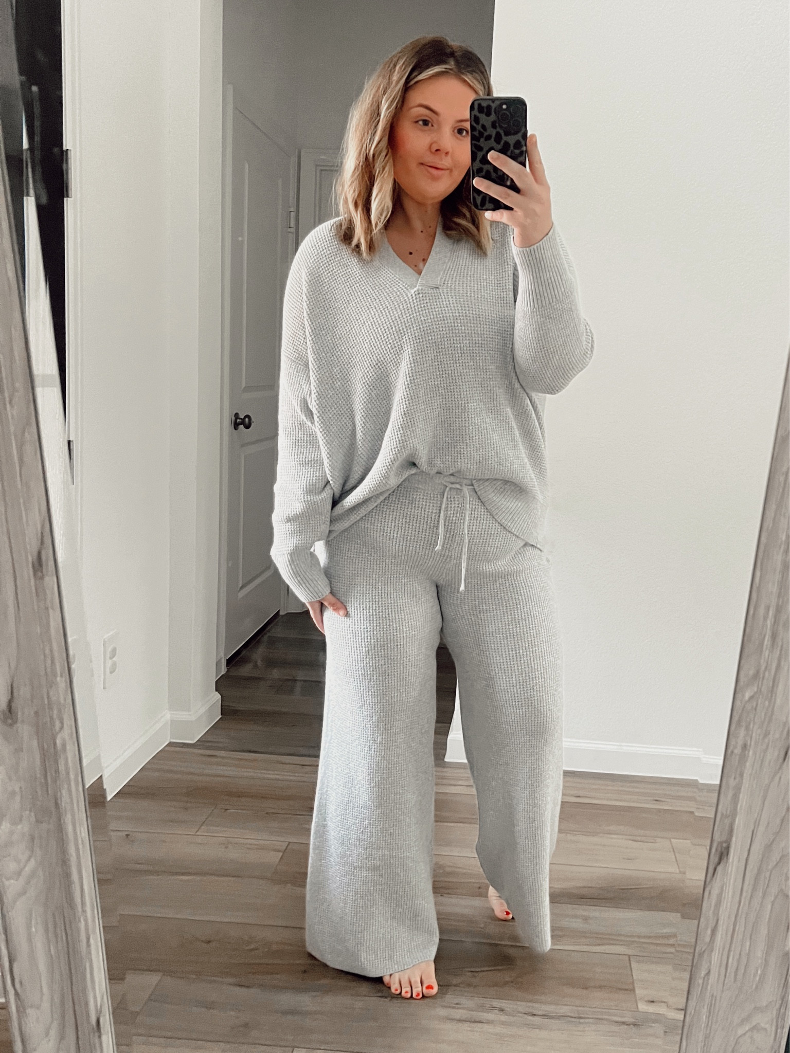 cozy wfh vibes ✨ santa brought me this set and I couldn’t be more obsessed, it looks like it’s mostly sold out online but this 110% worth a trip to the store! 

#LTKSeasonal #LTKGiftGuide #LTKworkwear