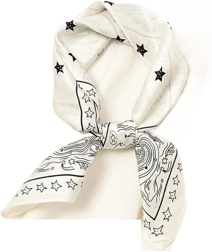 Scarf Shawl Silk Scarfs For Women Lightweight Square Satin Head Scarf Silk Spring Autumn Warm Sca... | Amazon (US)