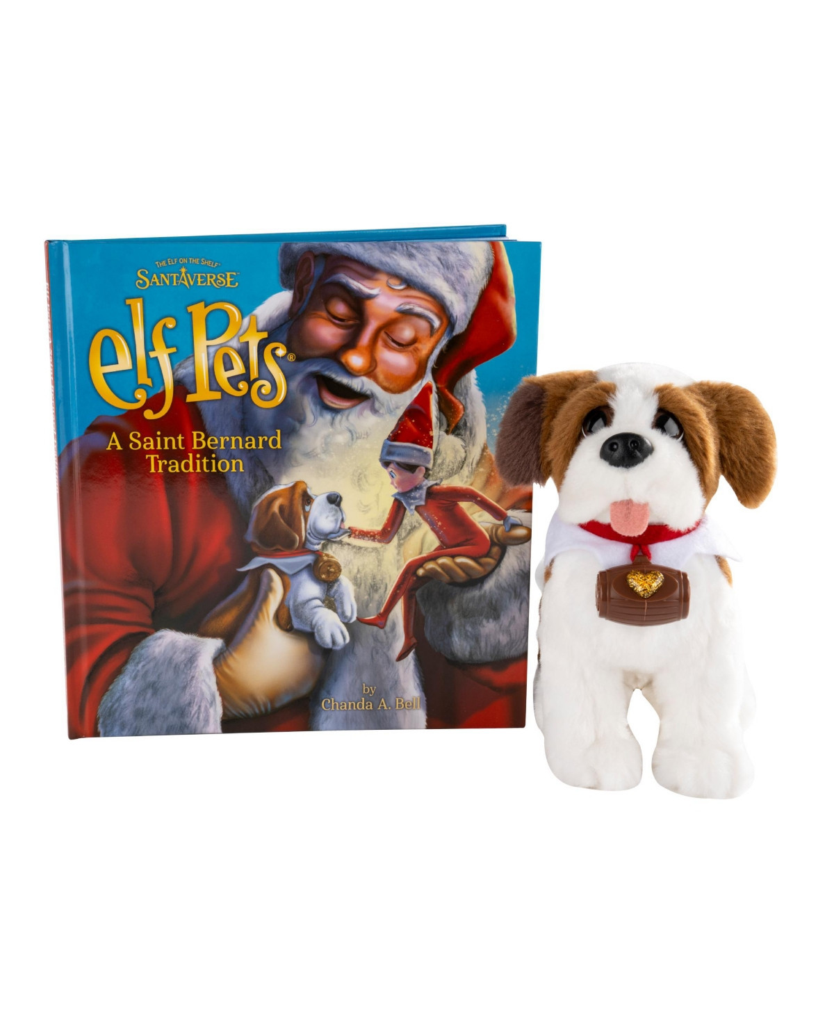 Elf on the Shelf A Saint Bernard Tradition Elf Pets - White/Brown | Macy's
