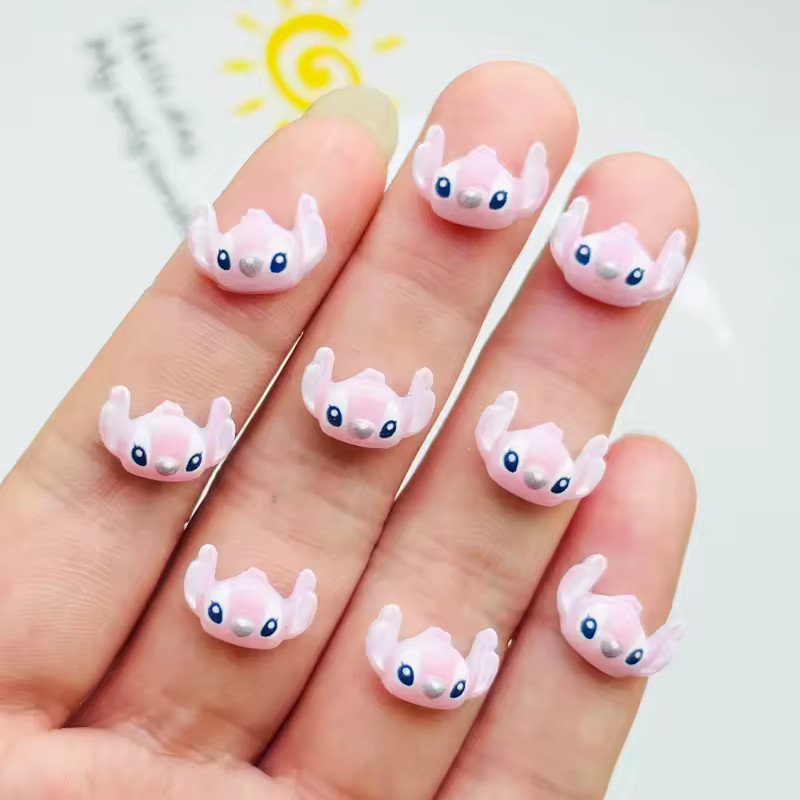 50 Pcs New Mini Kawaii Cartoon Animal Big Eared Monster Series Resin Scrapbook Diy Bow Decor Mani... | AliExpress (US)