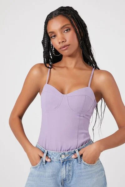 Satin Bustier Sweetheart Bodysuit | Forever 21