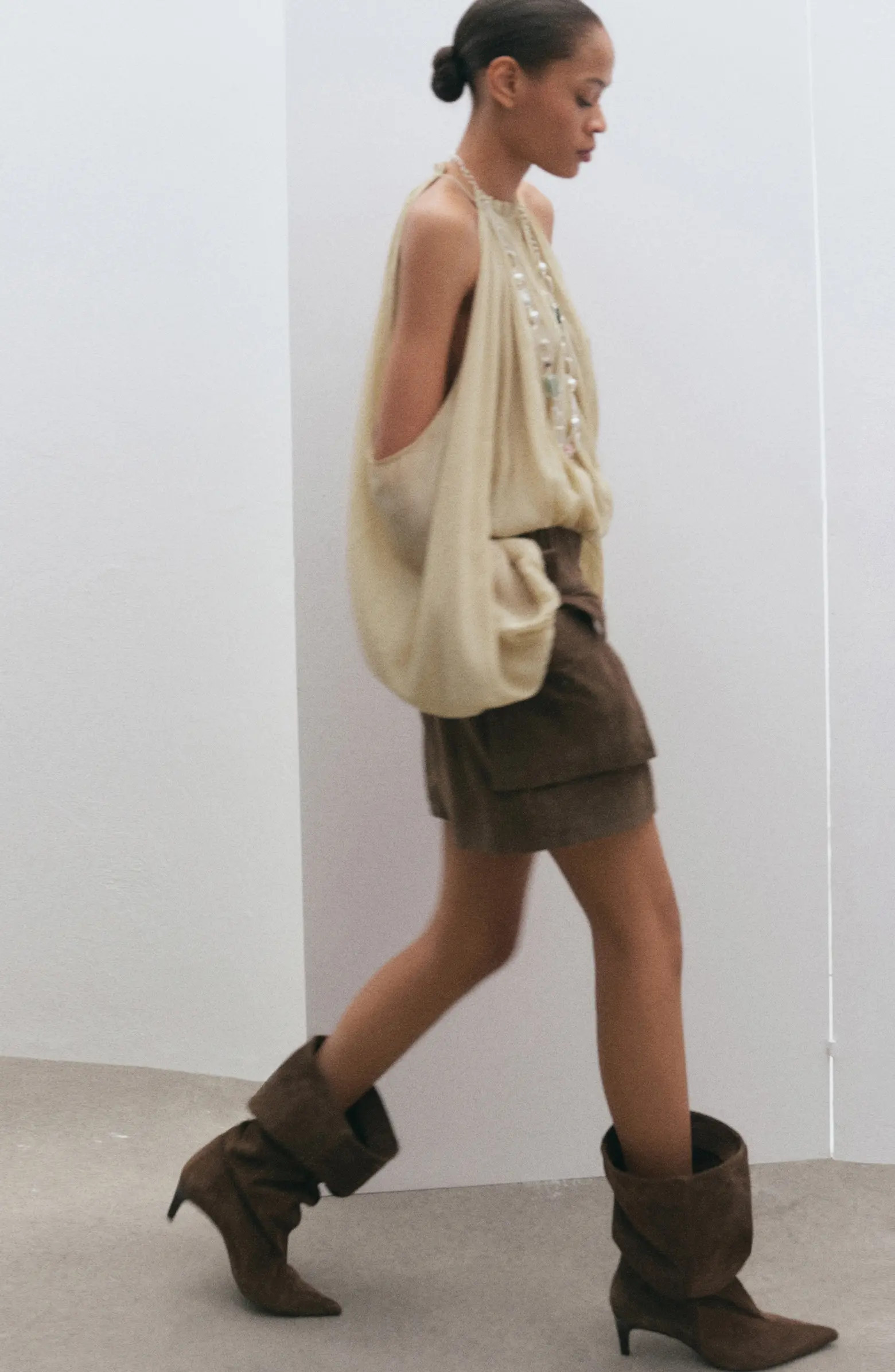 Cold Shoulder Bubble Hem Top | Nordstrom