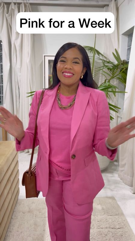 On Wednesday we wear pink and every other day of the week with Ann Taylor’s capsule wardrobe adding in all the pink to my closet!

Ann Taylor. Pink blazer. Pink dress. Pink fashion. Denim jeans. Ann Taylor accessories. Everyday outfits

#LTKWorkwear #LTKOver40 #LTKStyleTip