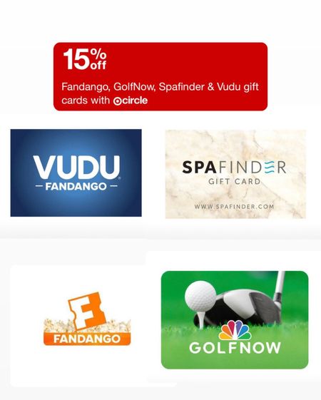15% off entertainment gift cards at target today only! 

#LTKfamily #LTKGiftGuide #LTKSeasonal
