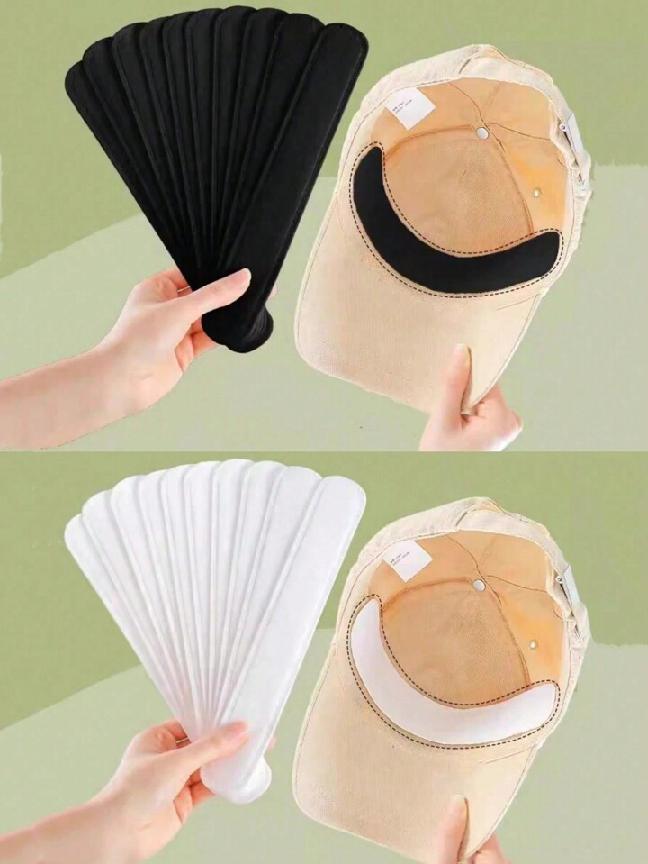 10/30pcs Disposable Cap Sweatband, Absorbent Cap Pads, Anti-Stain Baseball Cap Stickers Boy Valen... | SHEIN