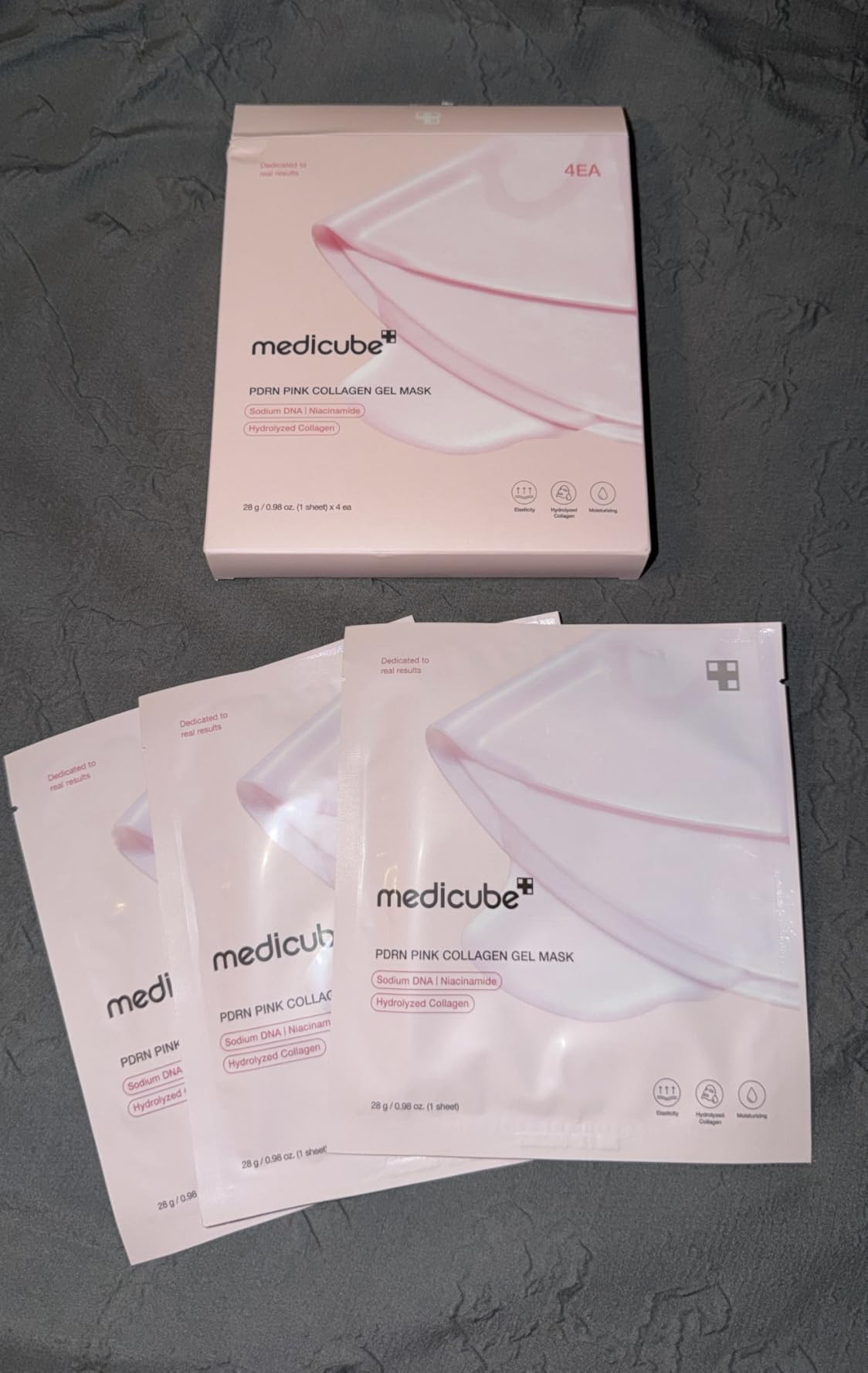 medicube Jelly Gel Mask with Salmon DNA PDRN Pink Collagen | Overnight Face Mask for Glass Glow S... | Amazon (US)
