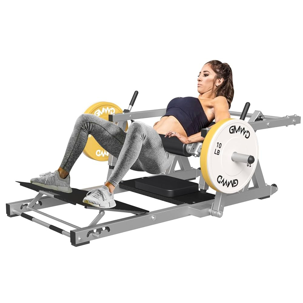 GMWD Hip Thrust Machine, 800LBS Plate-Loaded Glute Bridge Machine with Weight Holder, Heavy Duty ... | Amazon (US)