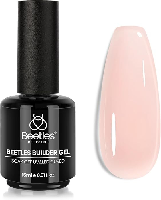 Beetles Builder Gel Cover Nude Translucent Builder Strengthener Gel
        7 in 1, for Nail Exte... | Amazon (US)