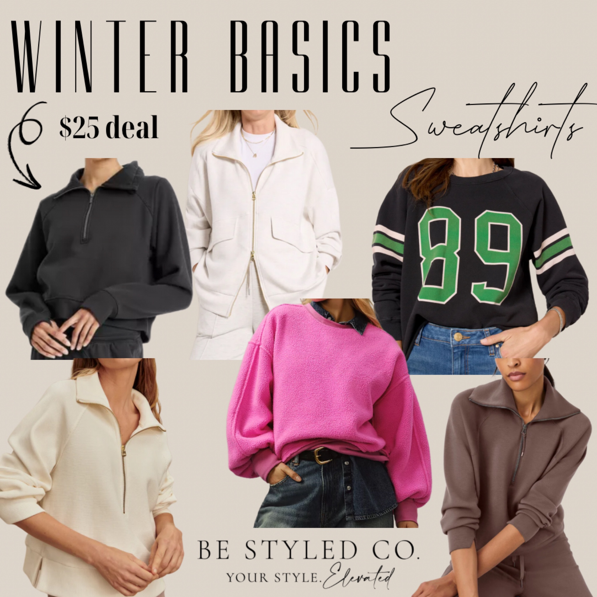 Our favorite cozy and elevated sweatshirts for winter - casual wardrobe capsule wardrobe 

#LTKFindsUnder100 #LTKStyleTip #LTKOver40