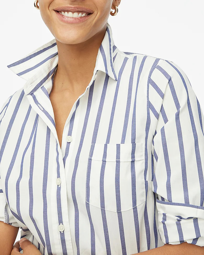 Lightweight cotton-blend shirt in signature fit | J.Crew Factory