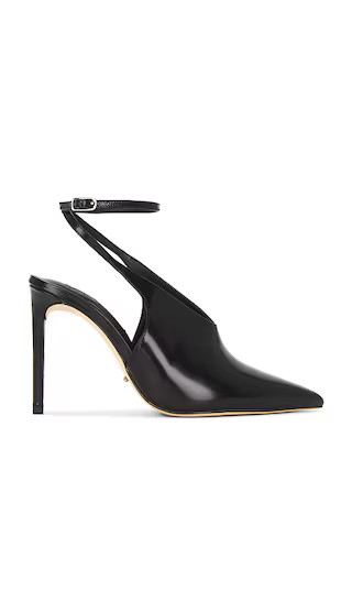 Alyssa Heel in Black Hi Shine | Revolve Clothing (Global)