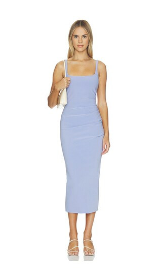 Karina Tuck Midi Dress in Periwinkle | Revolve Clothing (Global)