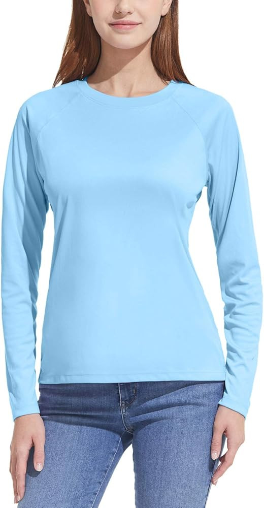 CQR Women's UPF 50+ Long Sleeve UV/Sun Protection T-Shirt, Outdoor Cool Dry Athletic Performance Hik | Amazon (US)