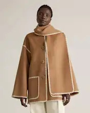 Double-Faced Merino Wool Scarf Coat | Quince