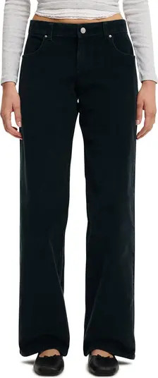 Women's Low Rise Straight Cord Pant | Nordstrom