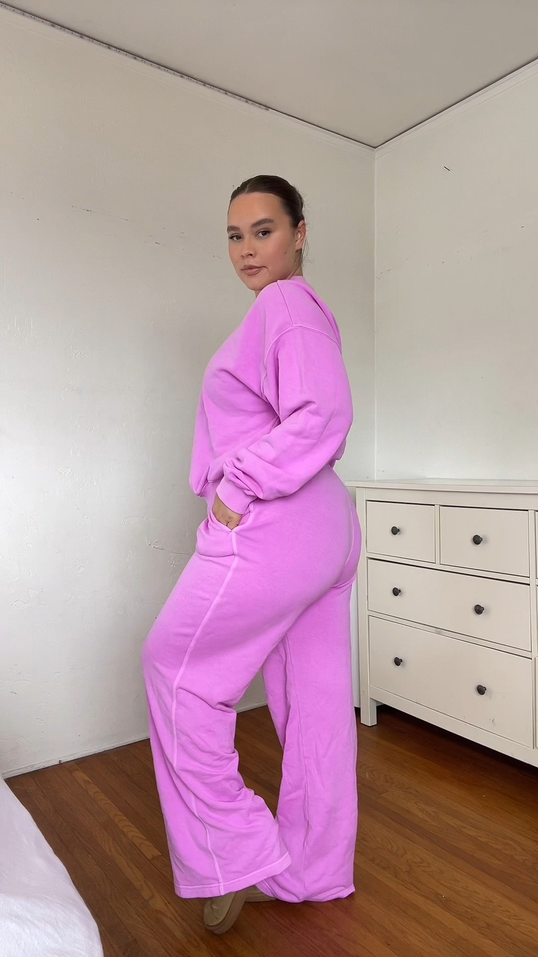 Good American sweat suits remember to size down!!! I’m wearing a size XL! So size down to a large if you are my size! 

#LTKVideo #LTKtravel #LTKplussize