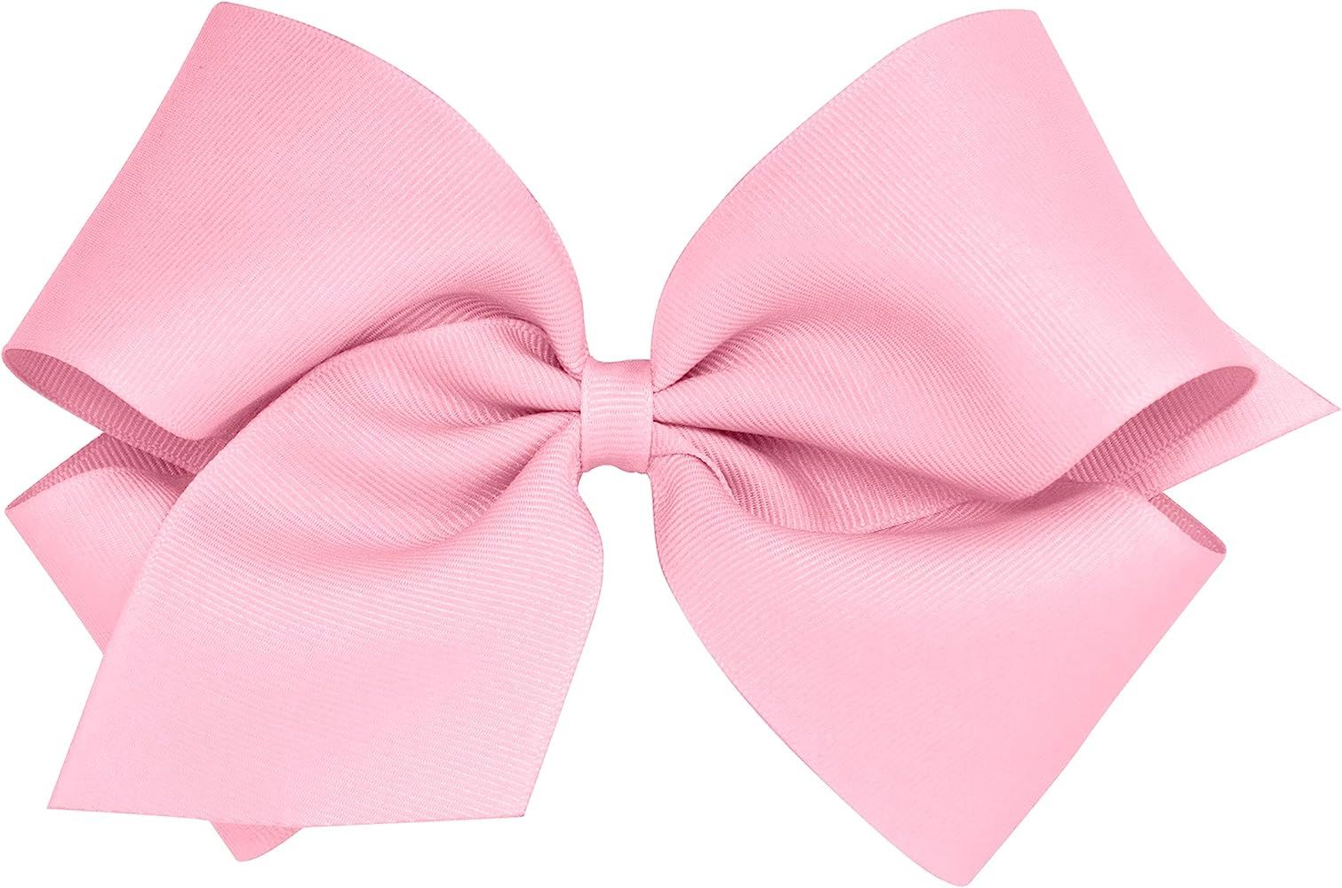 Wee Ones Girl's King Grosgrain Hair Bow on No Slip Clip | Amazon (US)