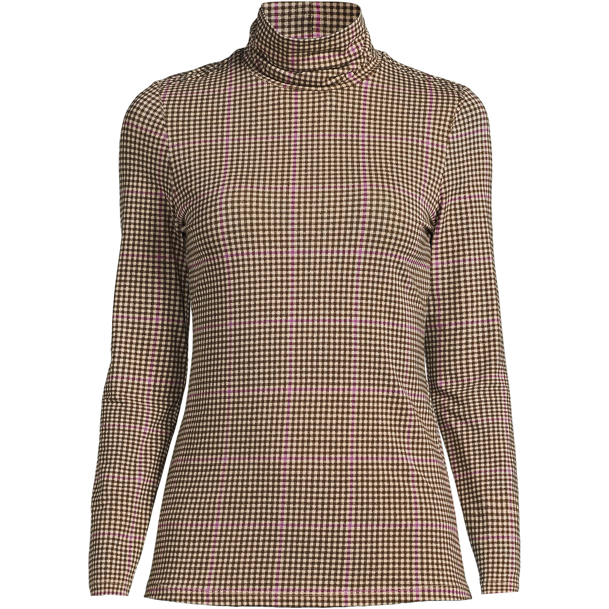 Lightweight Jersey Long Sleeve Turtleneck | Lands' End (US)