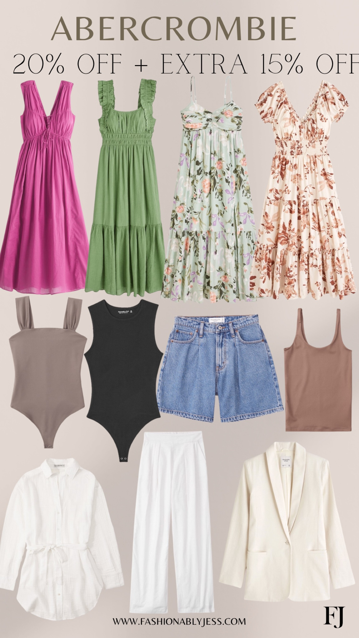 Shop some of my fave Abercrombie picks today for 20% off with an extra 15% off for selected styles! Super cute summer outfits! 
#Abercrombiesale #abercrombie #summeroutfit

#LTKsalealert #LTKFind #LTKstyletip