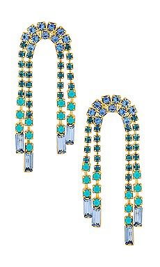 Elizabeth Cole Asa Earrings in Sunny Turquoise from Revolve.com | Revolve Clothing (Global)