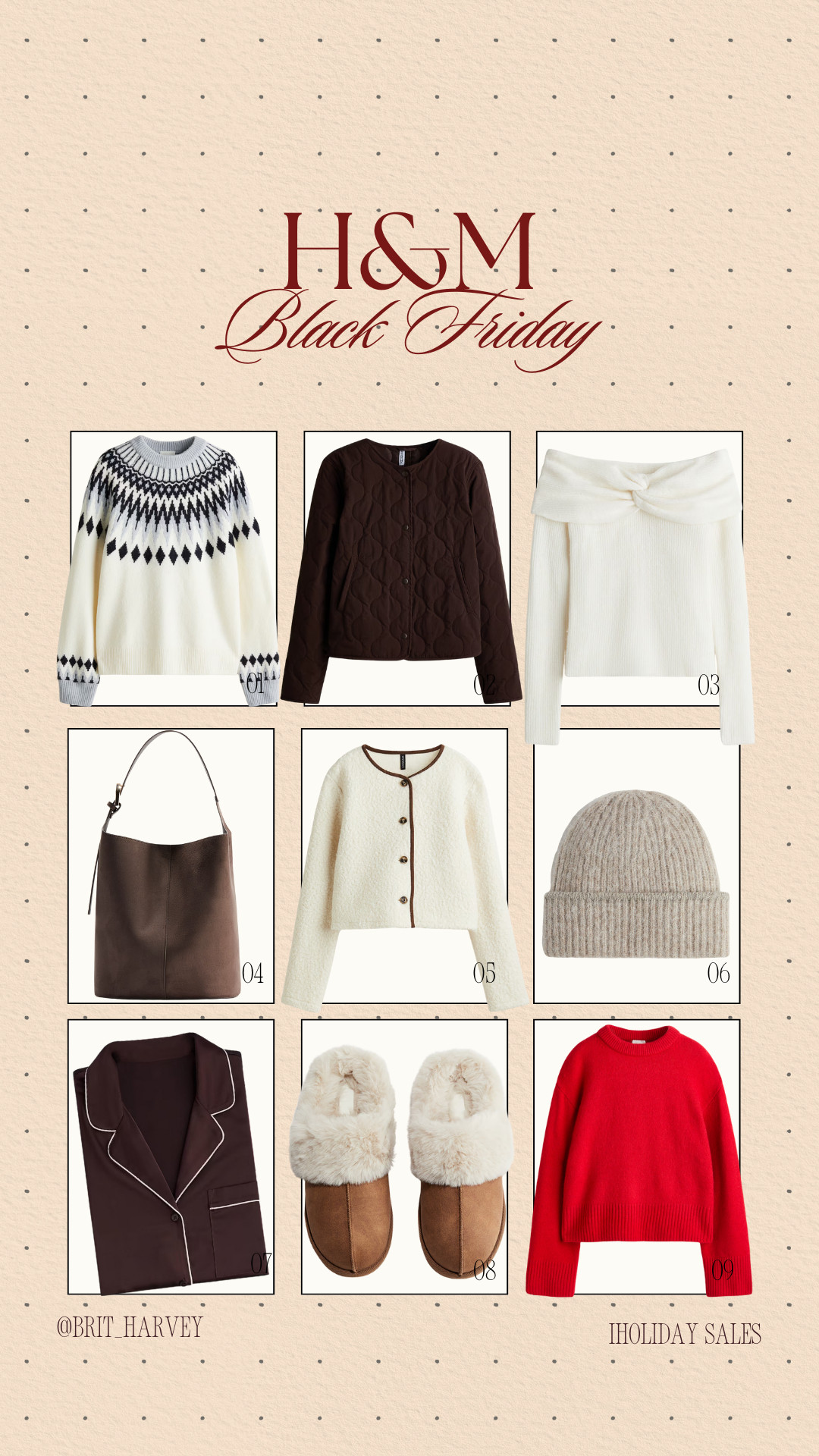 H&M Black Friday 🤎
30% off everything + up to 60% off gifts. Cozy knits, chic basics, and holiday-ready pieces that feel luxe without the price tag. So many good finds this year!

#HM #HMFinds #HMBlackFriday #BlackFridayDeals #LTKSaleAlert #LTKHoliday #WinterStyle #ChicBasics #HolidayGifts 

 