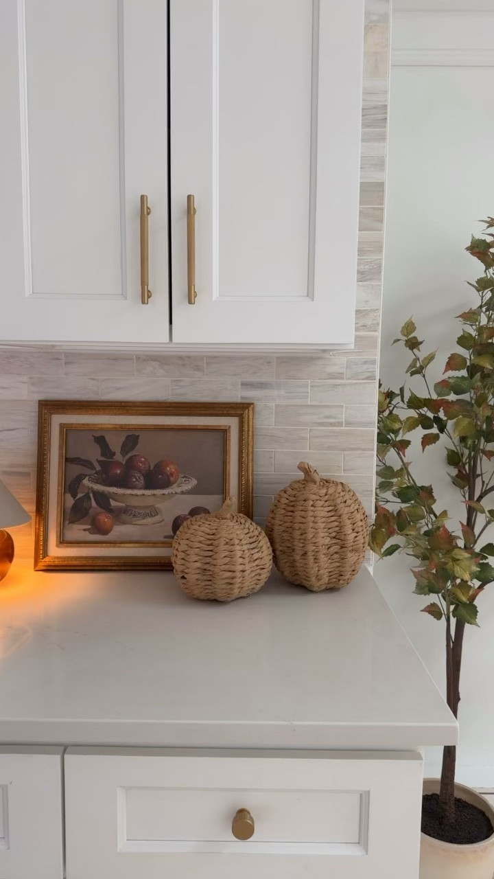 Fall is HERE & Walmart has the style! Small & medium size woven pumpkin decor under $10!

#Walmarthome
#falldecor