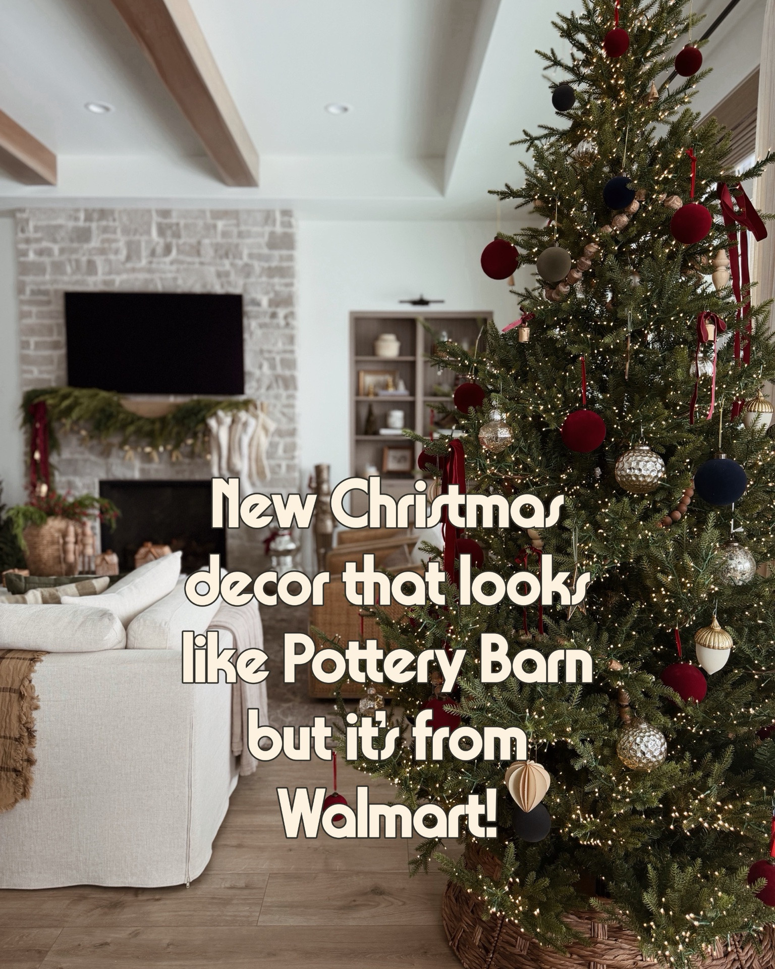 ♥️ Just dropped at Walmart! These holiday and Christmas finds look JUST like Pottery Barn 😍 I love the mercury glass ornaments with the bows and the framed art. 

#walmarthome #christmasdecor #walmartunder25

#LTKHome #LTKSeasonal