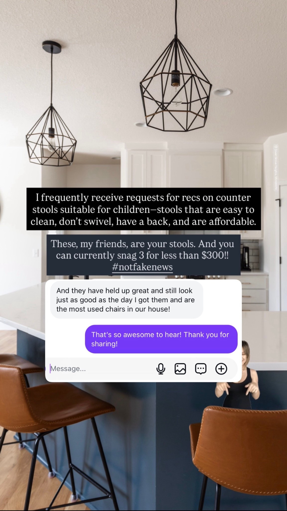 The counter stools from @Wayfair that you absolutely need! My client even confirmed they still look as good as new and that they’re the comfiest seats in their house. Since I’ve shared, I’ve had several friends purchase because they’re on major💲sale.

#LTKHome #LTKKids #LTKSaleAlert